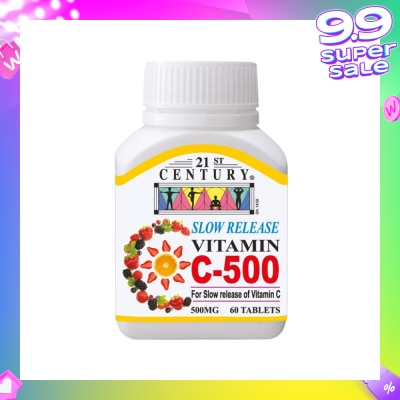 21ST CENTURY Slow Release Vitamin C Tablets 500mg 60s