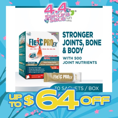 LABO NUTRITION - FlexC PRO EX Dietary Supplement Sachet (Joint, Bone & Body Support) 30s