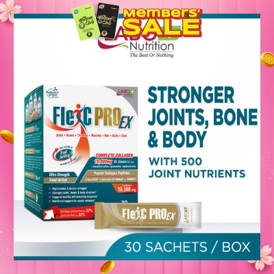 LABO NUTRITION FlexC PRO EX Dietary Supplement Sachet (Joint, Bone & Body Support) 30s