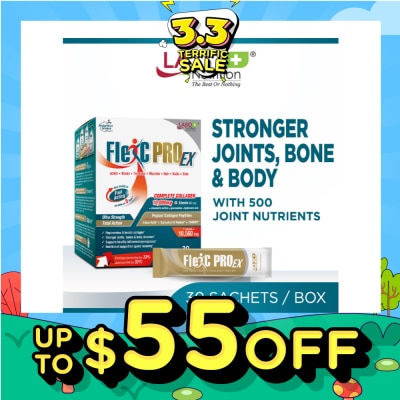 LABO NUTRITION FlexC PRO EX Dietary Supplement Sachet (Joint, Bone & Body Support) 30s