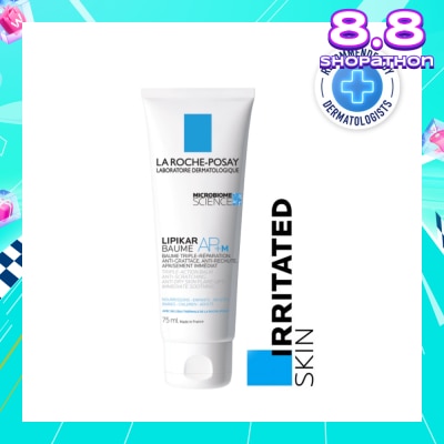 LA ROCHE-POSAY Lipikar Baume AP+M (Anti-Scratching Body Moisturiser with Niacinamide for Eczema-Prone Skin & Babies) 75ml