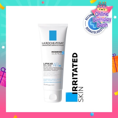 LA ROCHE-POSAY Lipikar Baume AP+M (Anti-Scratching Body Moisturiser with Niacinamide for Eczema-Prone Skin & Babies) 75ml