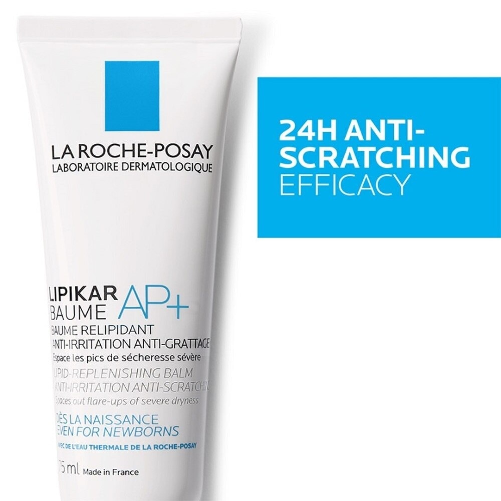 Lipikar Baume AP+M (Anti-Scratching Body Moisturiser with Niacinamide for Eczema-Prone Skin & Babies) 75ml