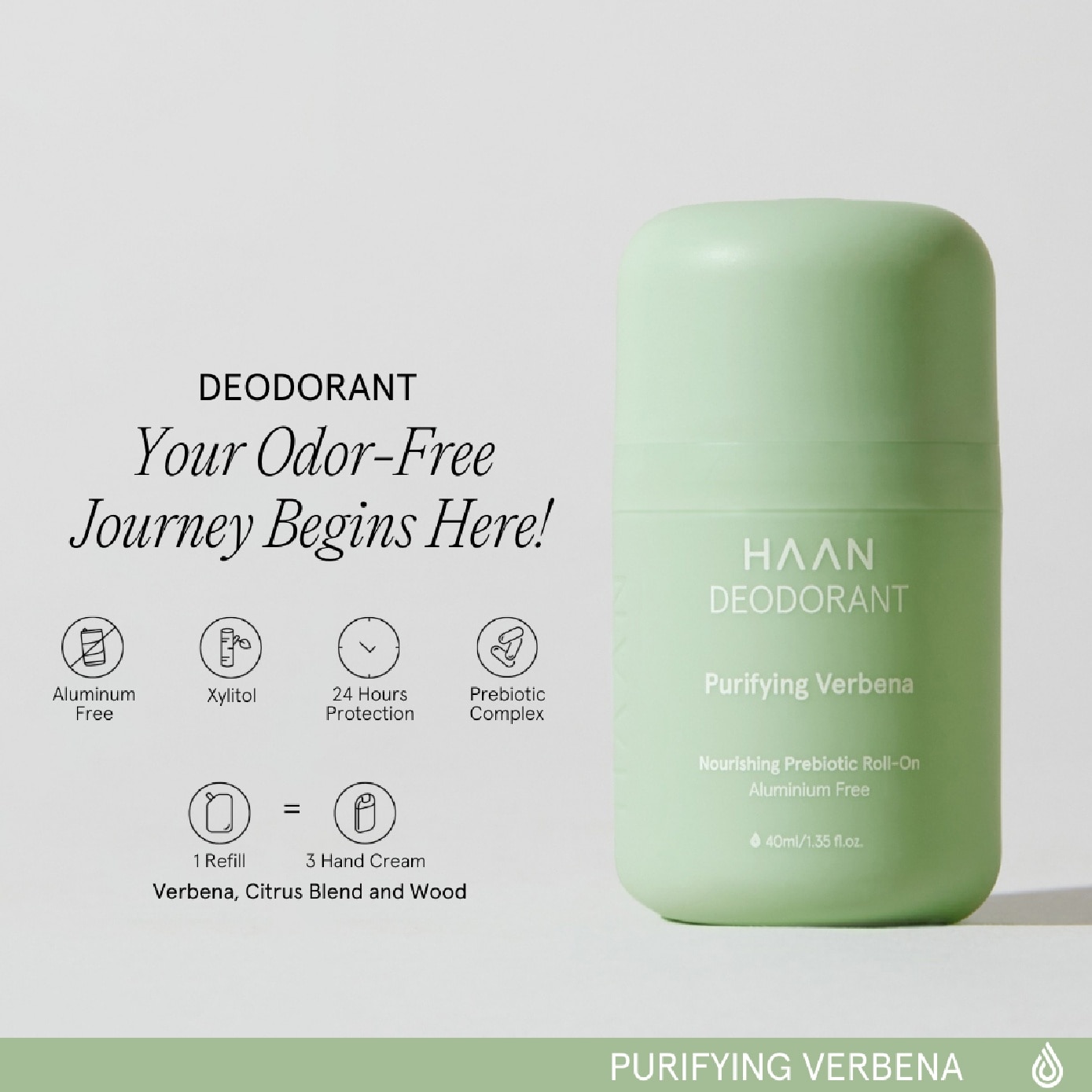 Deodorant Purifying Verbena 40ml