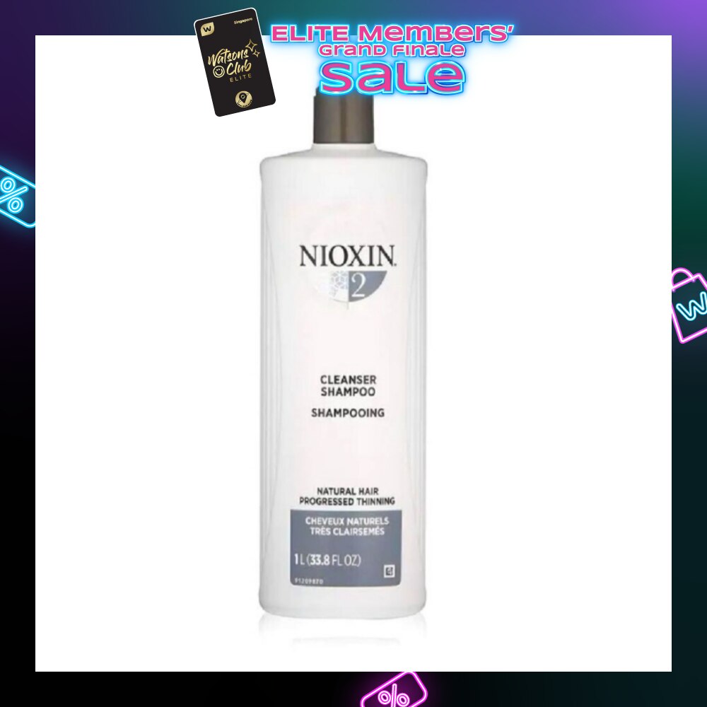 Cleanser Shampoo System 2 (Progressed Thinning Treatment,Suitable For Natural Hair) 1L