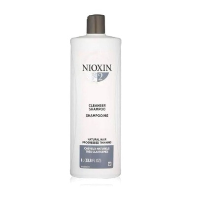 NIOXIN Cleanser Shampoo System 2 (Progressed Thinning Treatment,Suitable For Natural Hair) 1L