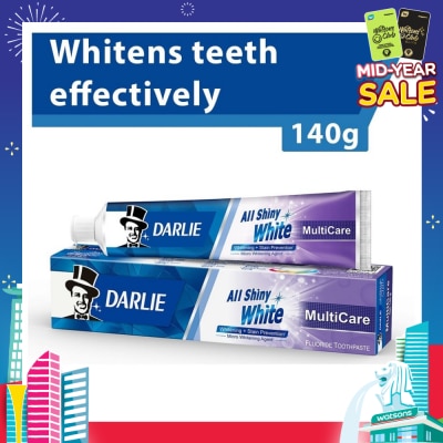 DARLIE All Shiny White Toothpaste MultiCare (Whitening + Stain Prevention) 140g