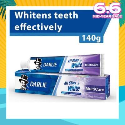 DARLIE All Shiny White Toothpaste MultiCare (Whitening + Stain Prevention) 140g