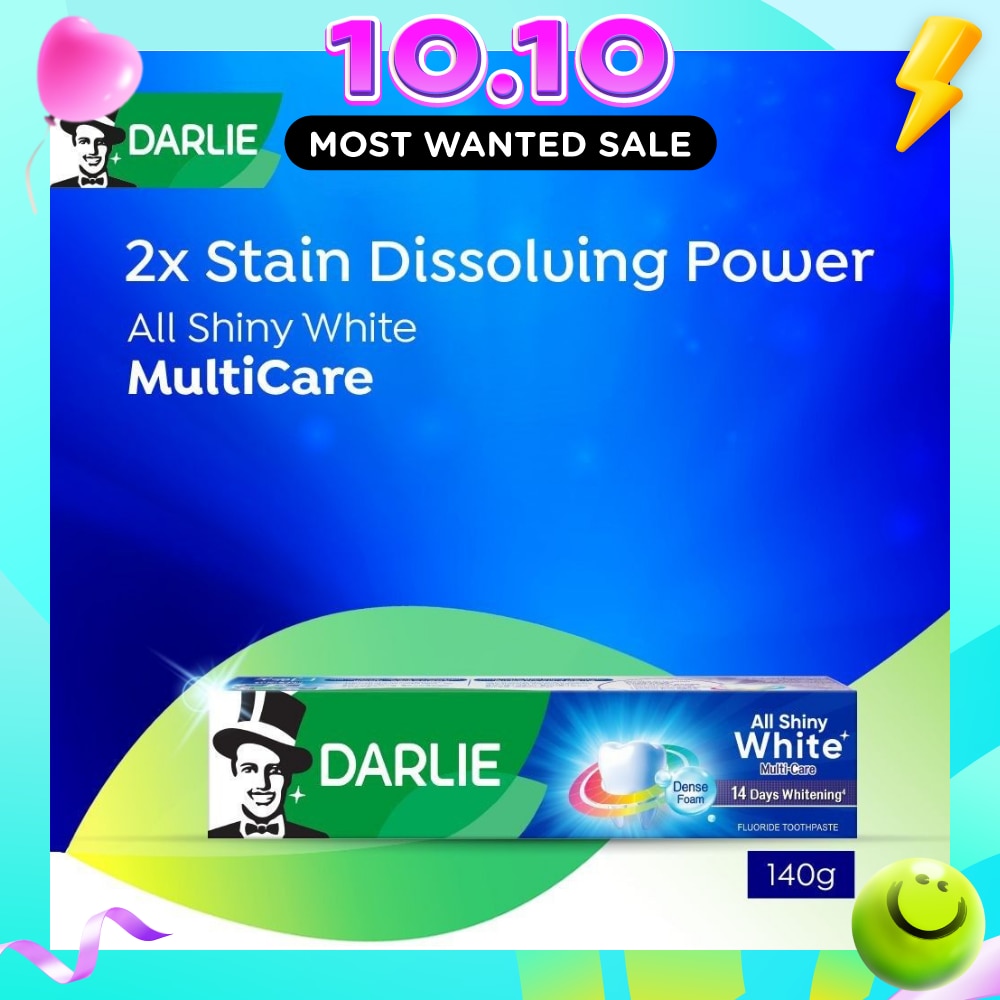 All Shiny White Multicare Whitening Toothpaste 140g image