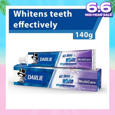 DARLIE All Shiny White Toothpaste MultiCare (Whitening + Stain Prevention) 140g