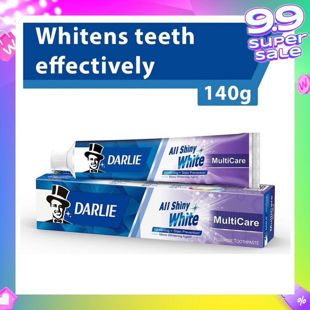 All Shiny White Toothpaste MultiCare (Whitening + Stain Prevention) 140g