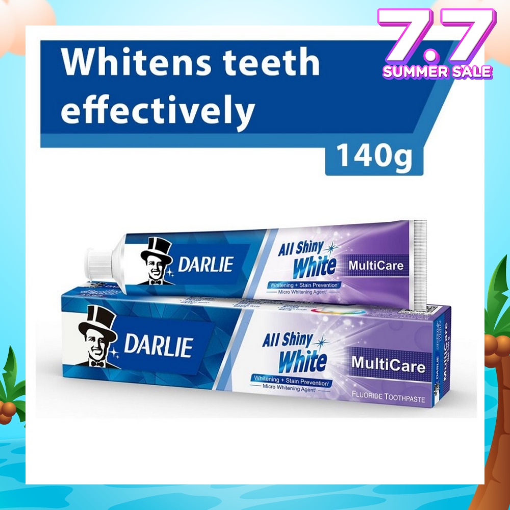 All Shiny White Toothpaste MultiCare (Whitening + Stain Prevention) 140g