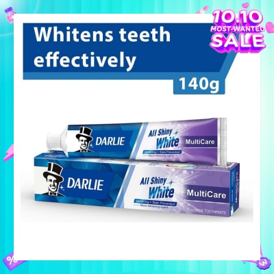 DARLIE All Shiny White Toothpaste MultiCare (Whitening + Stain Prevention) 140g