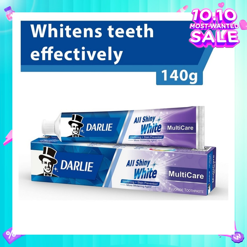 All Shiny White Toothpaste MultiCare (Whitening + Stain Prevention) 140g