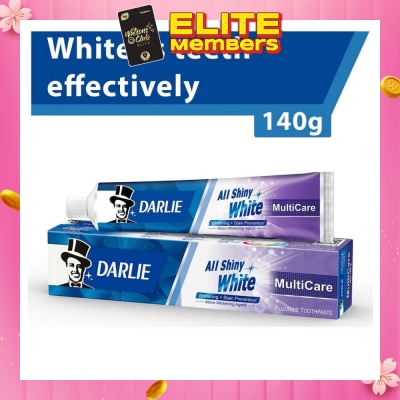 DARLIE All Shiny White Toothpaste MultiCare (Whitening + Stain Prevention) 140g