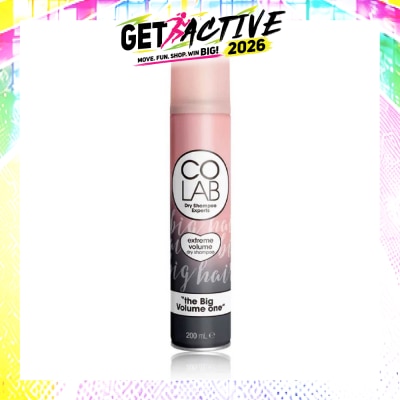 COLAB - Dry Shampoo Extreme Volume Incredible Volume Boost Formula (Instant Lift, Adds Body) 200ml image