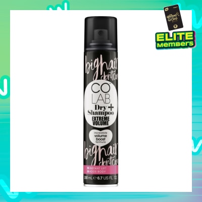 COLAB Dry Shampoo Extreme Volume Incredible Volume Boost Formula (Instant Lift, Adds Body) 200ml