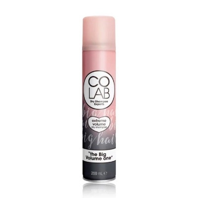 COLAB - Dry Shampoo Extreme Volume Incredible Volume Boost Formula (Instant Lift, Adds Body) 200ml