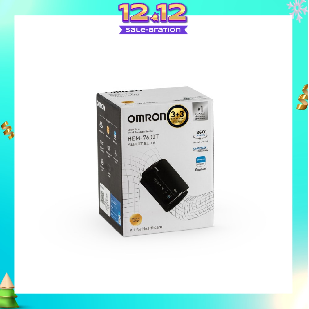 Omron Smart Elite+ HEM-7600T Blood Pressure Monitor