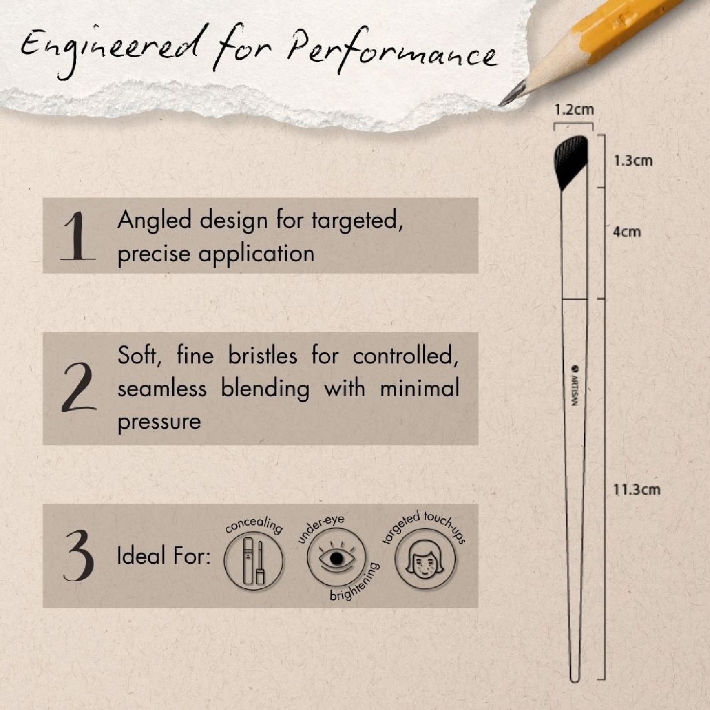 Artisan Fingertip Concealer Brush F33 1s