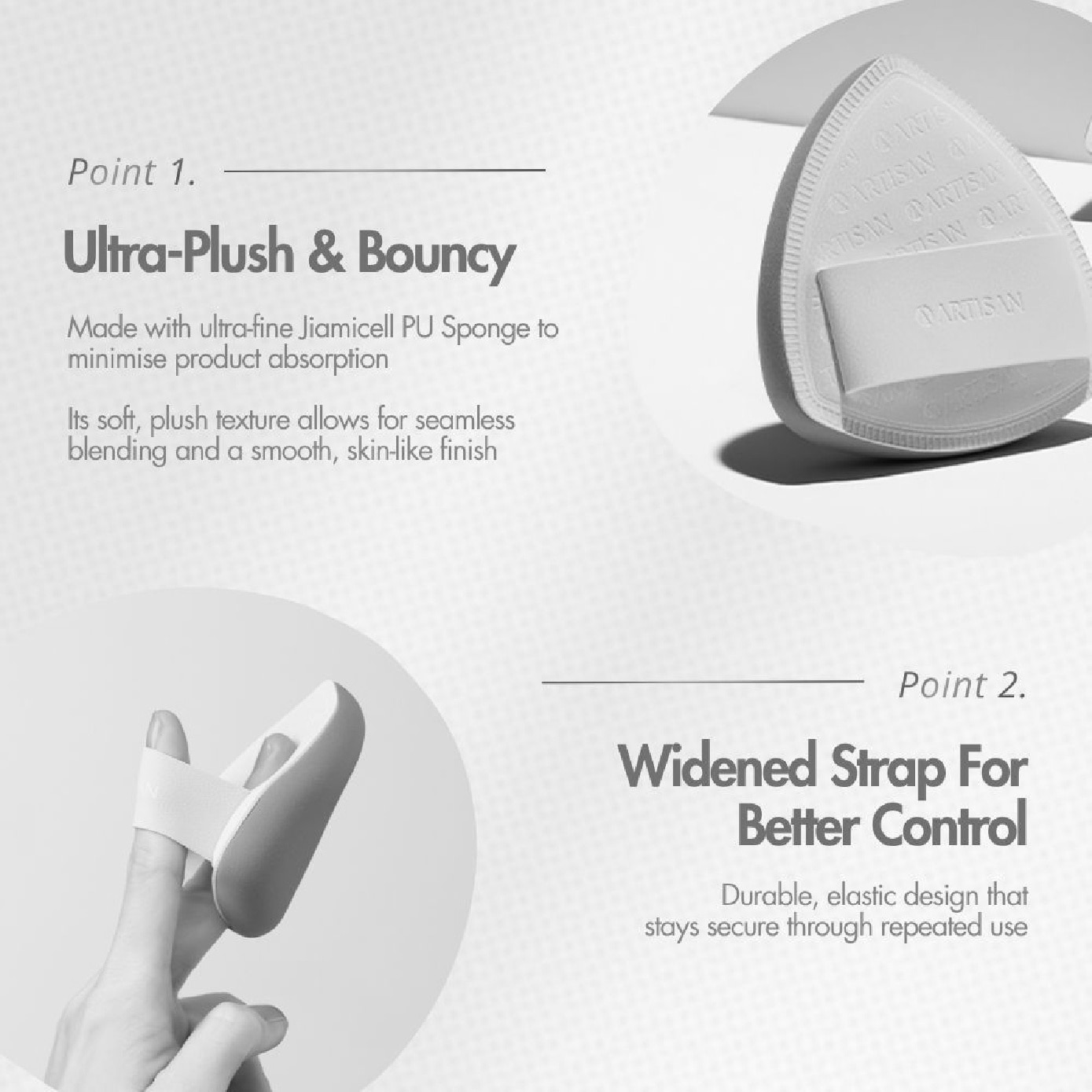 Artisan Triangle Soft Touch Beauty Puff 1s