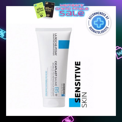 LA ROCHE-POSAY Cicaplast Baume B5 (Skin Repair & Soothing Moisturiser with Panthenol for Irritated & Dry Skin) 100ml