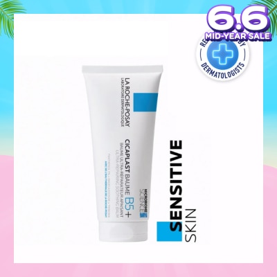 LA ROCHE-POSAY Cicaplast Baume B5 (Skin Repair & Soothing Moisturiser with Panthenol for Irritated & Dry Skin) 100ml