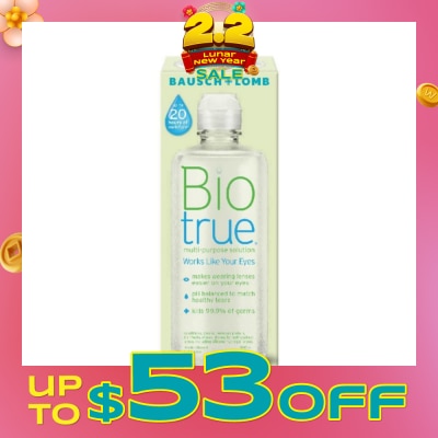 BAUSCH + LOMB Bio True MultiPurpose Solution 300ml (Expiry: Nov`2026)