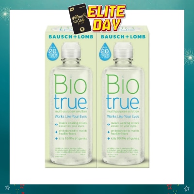 BAUSCH + LOMB - BiotrueÂ® Multi-Purpose Solution 300ml Twin Pack