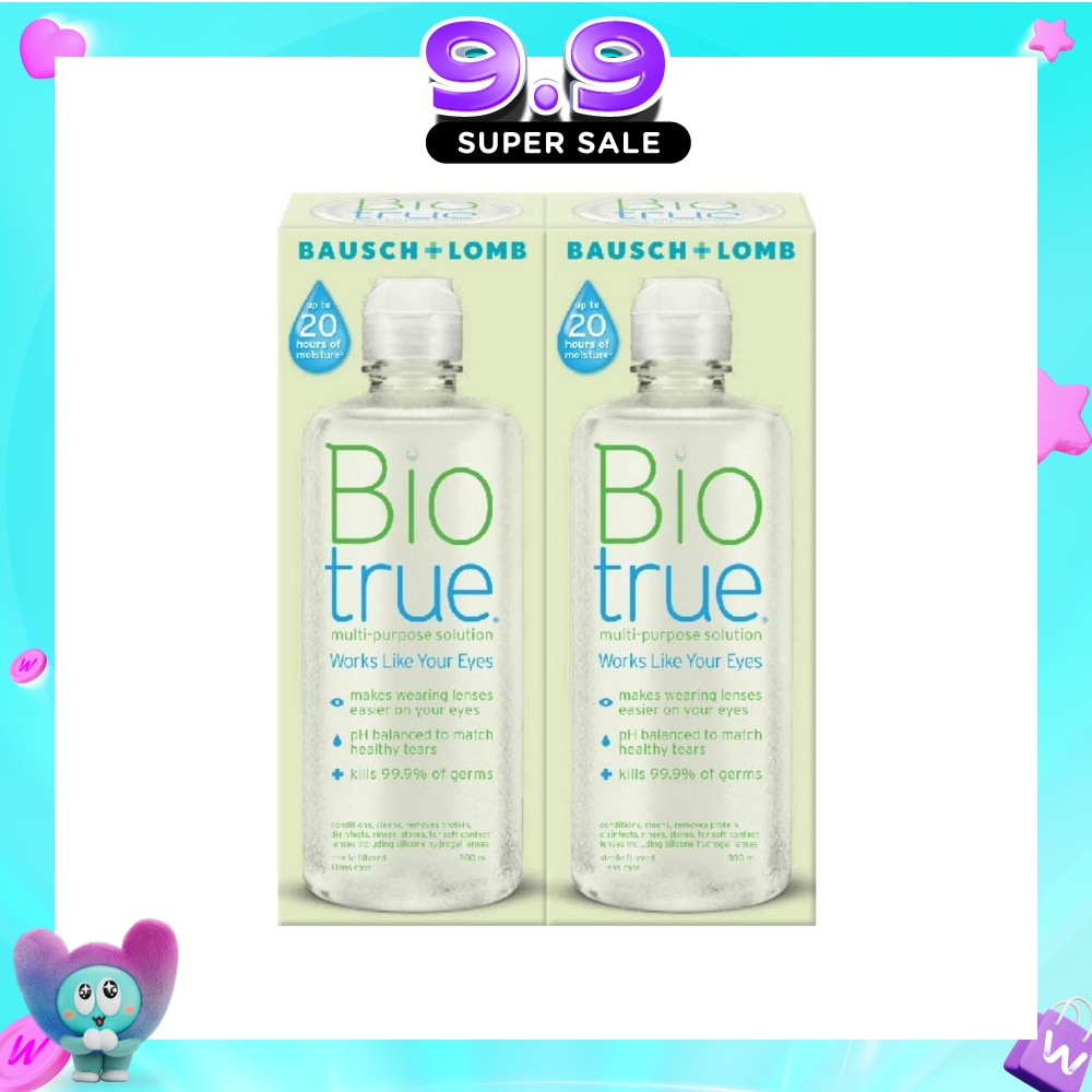 Biotrue® Multi-Purpose Solution 300ml Twin Pack (Expiry: Aug`2027) image