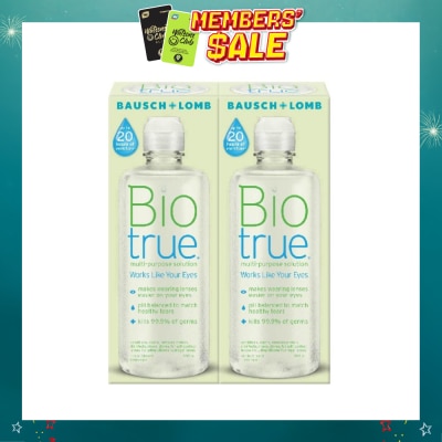 BAUSCH + LOMB - Biotrue® Multi-Purpose Solution 300ml Twin Pack