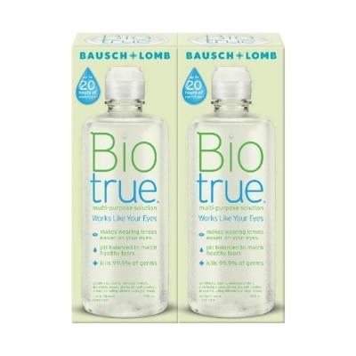 BAUSCH + LOMB BiotrueÂ® Multi-Purpose Solution 300ml Twin Pack