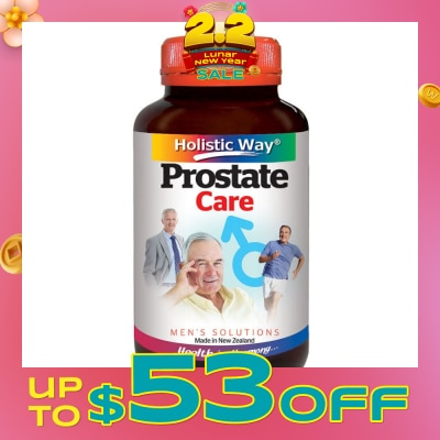 HOLISTIC WAY Prostate Care Softgel (Suitable for Men 30yrs Above For Support Prostate Protection & Healthy Ongoing Function) 60s
