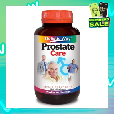 HOLISTIC WAY Prostate Care Softgel (Suitable for Men 30yrs Above For Support Prostate Protection & Healthy Ongoing Function) 60s