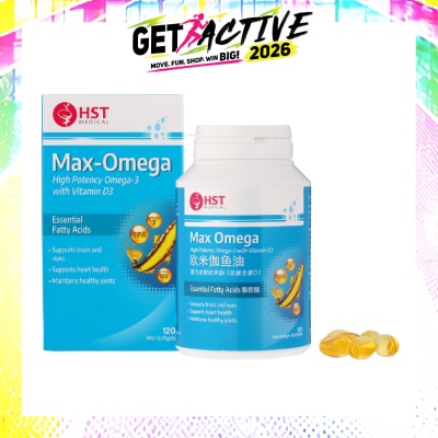 HST - Max-Omega Mini Softgels 120s image