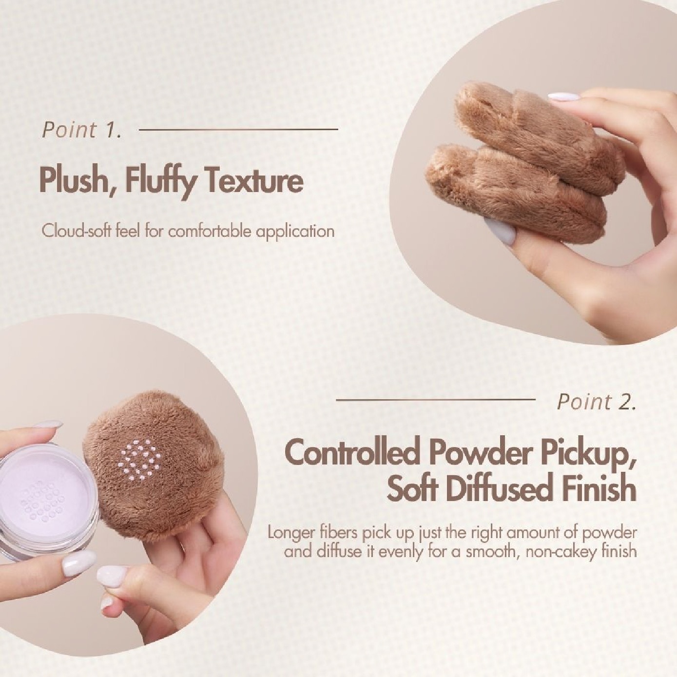 Artisan Fluffy Powder Puff 1s