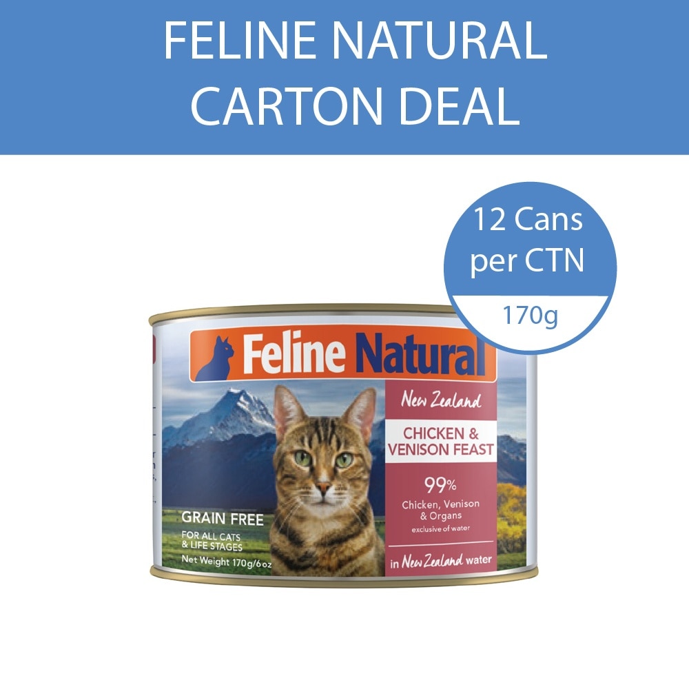 Chicken & Venison Feast Canned Cat Food 170g x 12s (Per Carton)