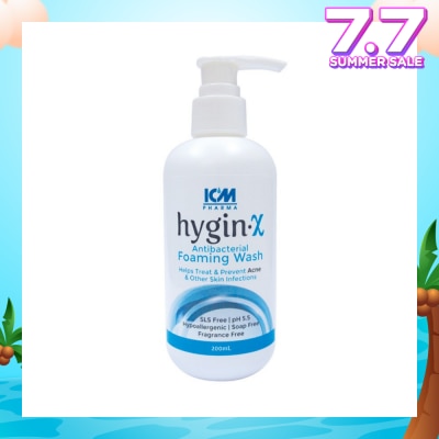 ICM PHARMA Hygin-X Antibacterial Foaming Wash 200ml