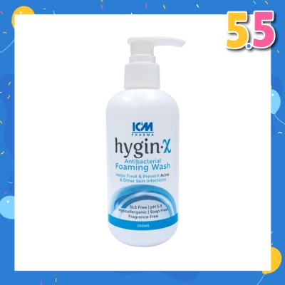 ICM PHARMA Hygin-X Antibacterial Foaming Wash 200ml