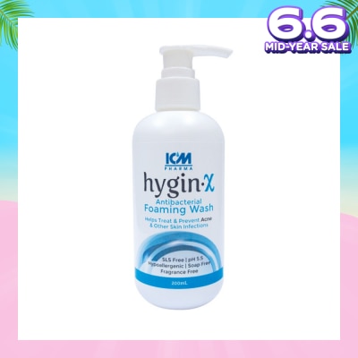ICM PHARMA Hygin-X Antibacterial Foaming Wash 200ml