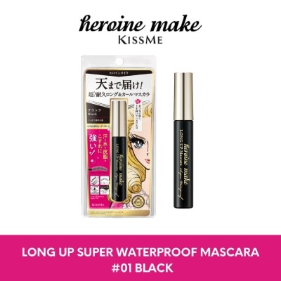 HEROINE MAKE - Long Up Super Waterproof Mascara #01 Black 6g