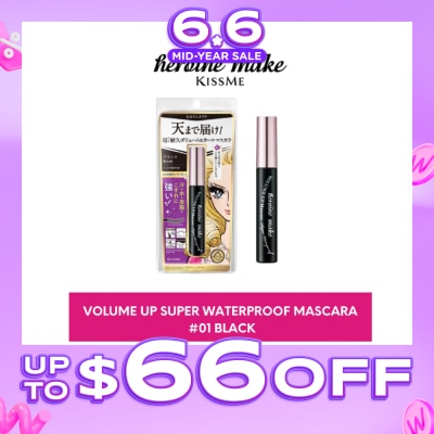 HEROINE MAKE - Volume Up Super Waterproof Mascara #01 Black 6g