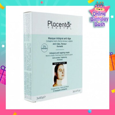 PLACENTOR VEGETAL Vegetal 21 Intensive Anti Aging Mask 3s