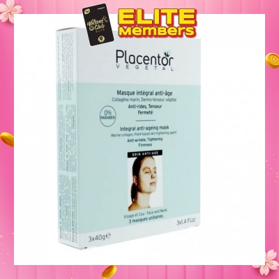 PLACENTOR VEGETAL Vegetal 21 Intensive Anti Aging Mask 3s
