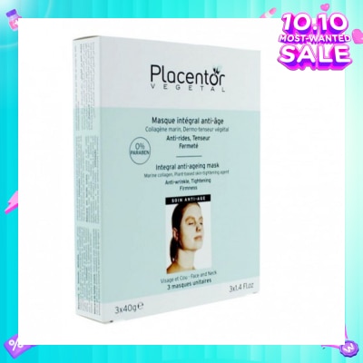 PLACENTOR VEGETAL Vegetal 21 Intensive Anti Aging Mask 3s