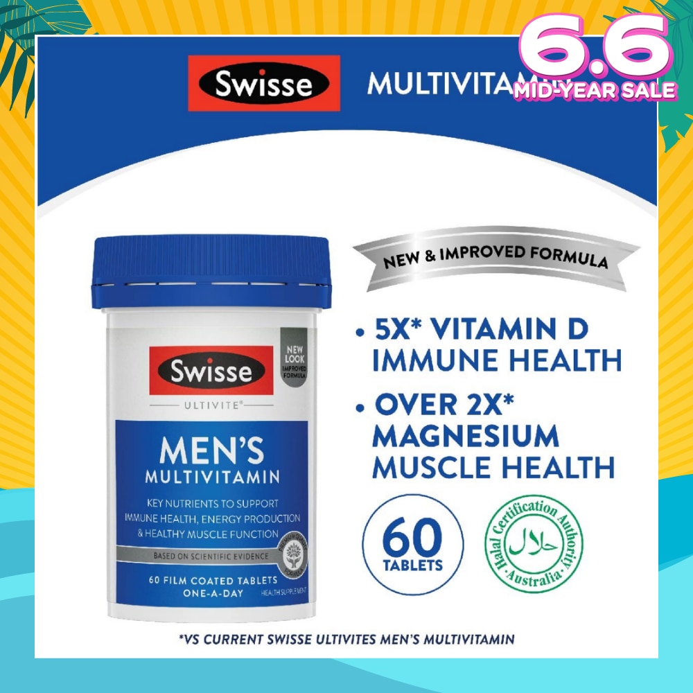 Men's Ultivite Multivitamin Tablet 60s (Expiry: Feb`2026)