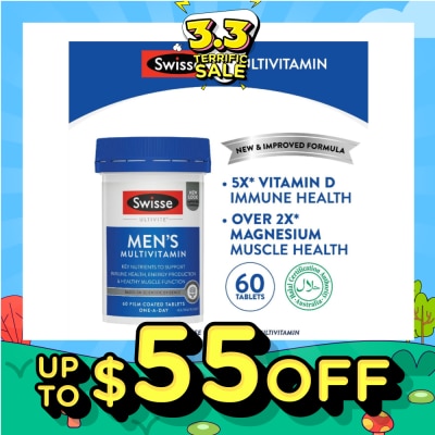 SWISSE Men's Ultivite Multivitamin Tablet 60s