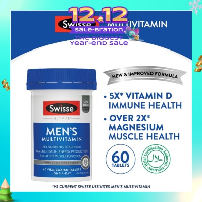 SWISSE Men's Ultivite Multivitamin Tablet 60s