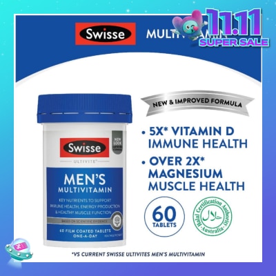 SWISSE Men's Ultivite Multivitamin Tablet 60s