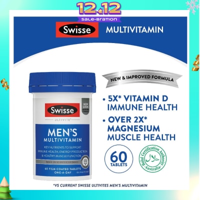 SWISSE Men's Ultivite Multivitamin Tablet 60s